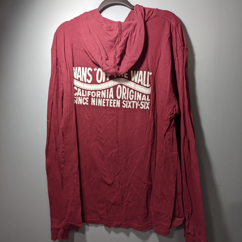 Vans hooded long sleeve tee